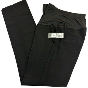 Times Two Black Over the Bump Dress Trouser Pant Pockets NWT Medium